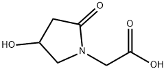 4-羟基-2-氧代-1-吡咯烷乙酸,77191-37-8,结构式