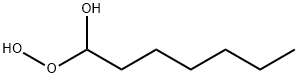 1-hydroxy-1-hydroperoxyheptane 化学構造式