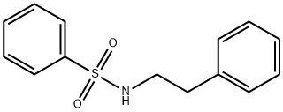 N-(2-苯基乙基)苯磺酰胺 结构式