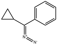 Benzene,  (cyclopropyldiazomethyl)-  (9CI) Struktur