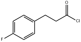 Benzenepropanoyl chloride, 4-fluoro- Structure