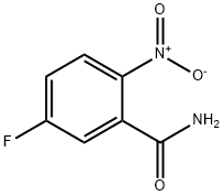 2-硝基-5-氟苯甲酰胺 结构式