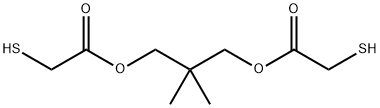 2,2-dimethyl-1,3-propanediyl bis(mercaptoacetate) 结构式