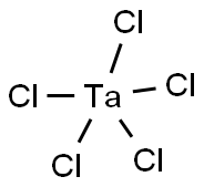 Tantalum(V) chloride 结构式