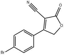 4-(4-BROMOPHENYL)-2-OXO-2,5-DIHYDRO-3-FURANCARBONITRILE Structure