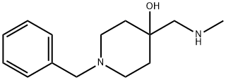 1-Benzyl-4-((methylamino)methyl)piperidin-4-ol Structure