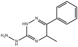 1,2,4-Triazin-3(2H)-one,4,5-dihydro-5-methyl-6-phenyl-,hydrazone(9CI) Structure