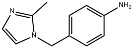 4-(2-甲基咪唑-1-甲基)苯胺, 772311-98-5, 结构式