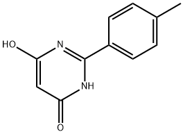 6-HYDROXY-2-(4-METHYLPHENYL)-4(3H)-PYRIMIDINONE 化学構造式