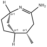 2-Azabicyclo[4.2.1]non-2-en-3-amine,5-methyl-,exo-(9CI) Struktur