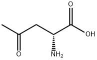 D-Norvaline, 4-oxo- (9CI) Structure