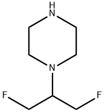 Piperazine, 1-[2-fluoro-1-(fluoromethyl)ethyl]- (9CI) 化学構造式