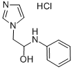 N-(4-Amino-alpha-hydroxyphenethyl)imidazole hydrochloride 结构式