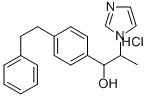 BENZYL ALCOHOL, alpha-(1-(1-IMIDAZOLYL)ETHYL)-4-PHENETHYL-, HYDROCHLOR IDE Structure