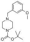 TERT-BUTYL 4-(3-METHOXYBENZYL)PIPERAZINE-1-CARBOXYLATE,77278-57-0,结构式
