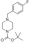 4-[(4-FLUOROPHENYL)METHYL]-1,1-PIPERAZINECARBOXYLIC ACID, 1,1-DIMETHYLETHYL ESTER Struktur