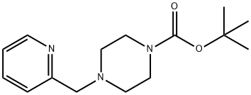 1-(TERT-BUTOXYCARBONYL)-4-((2-PYRIDYL)METHYL)PIPERAZINE Structure