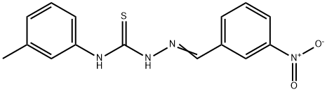 3-nitrobenzaldehyde N-(3-methylphenyl)thiosemicarbazone|3-硝基苯甲醛N-(3-甲基苯基)缩氨基硫脲