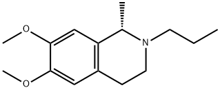 (S)-1,2,3,4-Tetrahydro-6,7-dimethoxy-1-methyl-2-propylisoquinoline 结构式