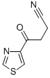 1-(4-thiazolyl)-3-cyano-1-propanone Struktur