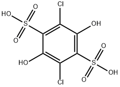 1,4-Benzenedisulfonic acid, 2,5-dichloro-3,6-dihydroxy- Struktur