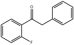 1-(2-氟苯基)-2-苯基乙酮 结构式