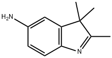5-アミノ-2,3,3-トリメチル-3H-インドール 化学構造式