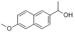 DL-6-METHOXY-ALPHA-METHYL-2-NAPHTHALENEMETHANOL Struktur