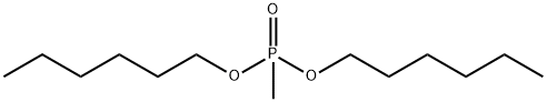 メチルホスホン酸ジヘキシル 化学構造式