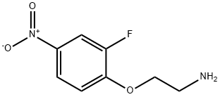 2-(2-氟-4-硝基苯氧基)乙烷-1-胺 结构式