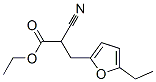 2-Furanpropanoicacid,alpha-cyano-5-ethyl-,ethylester(9CI) Structure