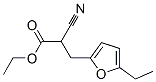 2-Furanpropanoicacid,alpha-cyano-5-ethyl-,ethylester(9CI) 化学構造式