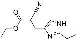 1H-Imidazole-4-propanoicacid,alpha-cyano-2-ethyl-,ethylester(9CI),773078-63-0,结构式