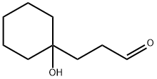 Cyclohexanepropanal, 1-hydroxy- (9CI) Structure