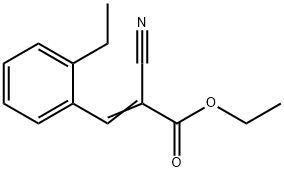 2-Propenoicacid,2-cyano-3-(2-ethylphenyl)-,ethylester(9CI) 结构式