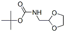 Carbamic acid, (1,3-dioxolan-2-ylmethyl)-, 1,1-dimethylethyl ester (9CI) 结构式