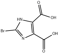 2-broMo-1H-iMidazole-4,5-dicarboxylic acid Struktur