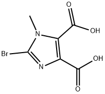 2-溴-1-甲基-1H-咪唑-4,5-二羧酸,773099-18-6,结构式