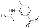 Benzoic acid, 3-[(1-iminoethyl)amino]-4-methyl-, methyl ester (9CI) Structure