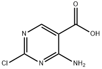 4-Amino-2-chloropyrimidine-5-carboxylic acid Structure
