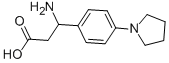 3-AMINO-3-[4-(PYRROLIDIN-1-YL)-PHENYL]-PROPIONIC ACID Structure