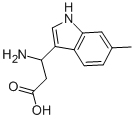 3-AMINO-3-(6-METHYL-INDOL-3-YL)-PROPIONIC ACID 化学構造式
