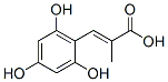 2-Propenoic acid, 2-methyl-3-(2,4,6-trihydroxyphenyl)- (9CI),773120-32-4,结构式