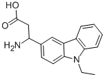 3-AMINO-3-(9-ETHYL-9H-CARBAZOL-3-YL)-PROPIONIC ACID 结构式