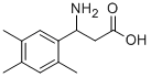 3-(2,4,5-TRIMETHYLPHENYL)-BETA-ALANINE 化学構造式