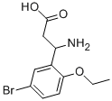 3-AMINO-3-(5-BROMO-2-ETHOXY-PHENYL)-PROPIONIC ACID Structure