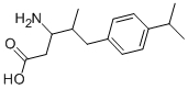 3-AMINO-4-(4-ISOPROPYL-BENZYL)-PENTANOIC ACID Struktur