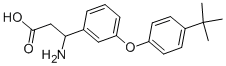 3-AMINO-3-[3-(4-TERT-BUTYL-PHENOXY)-PHENYL]-PROPIONIC ACID Structure