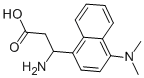 3-AMINO-3-(4-DIMETHYLAMINO-NAPHTHALEN-1-YL)-PROPIONIC ACID Structure
