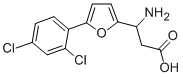 3-AMINO-3-[5-(2,4-DICHLOROPHENYL)-FURAN-2-YL]-PROPIONIC ACID Structure
